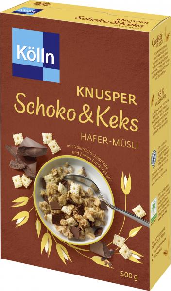 Kölln Knusper Schoko & Keks Hafer-Müsli Kölln Knusper Schoko & Keks Hafer-Müsli von Kölln
