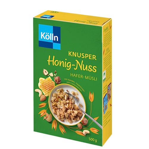 Kölln Müsli Knusper Honig Nuss, 500 g (7er Pack) von Kölln
