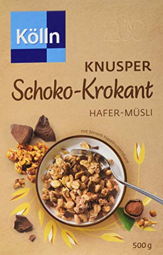Kölln Müsli Knusper Schoko Krokant, 7er Pack (7 x 500 g) von Kölln