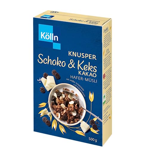 Kölln Müsli Knusper Schoko & Keks Kakao, 7er Pack (7 x 500 g) von Kölln
