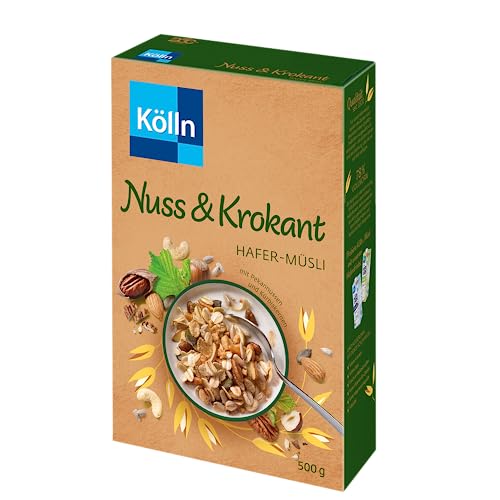 Kölln Müsli Nuss & Krokant, 7er Pack (7 x 500 g) von Kölln