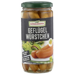 Geflügelwürstchen (6 Stück) von Königshofer