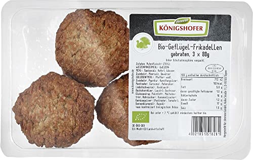 Königshofer Bio Geflügel-Frikadellen gebraten (6 x 240 gr) von Königshofer