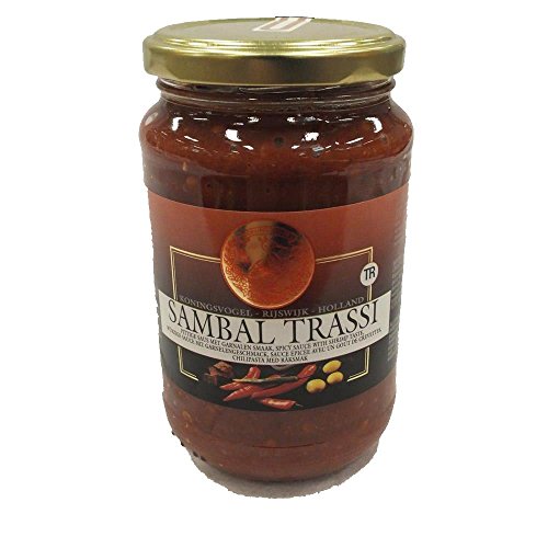 Sambal Trassi (würzige Chili Paste mit Garnelengeschmack) 375g von Koningsvogel