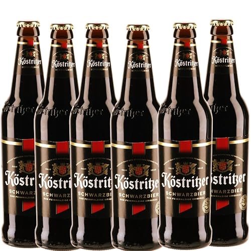 Köstritzer Schwarzbier (6 Flaschen à 0,5 l / 4,8% vol.) von Köstritzer Schwarzbierbrauerei