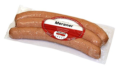 Meraner Hauswurst 2 Stück vac. ca. 270 gr. - Kofler Speck von Kofler Delikatessen