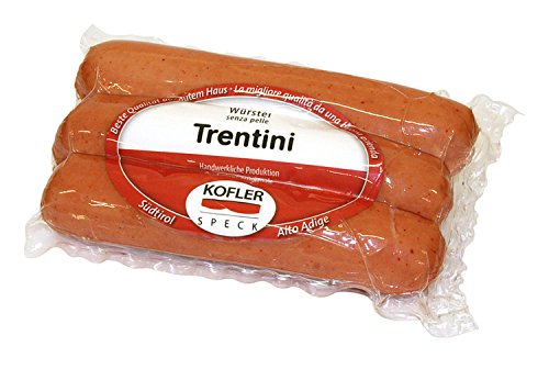 Trentino Würstel ohne Schale 3 Stk vac. ca. 300 gr. - Kofler Speck von Kofler Delikatessen