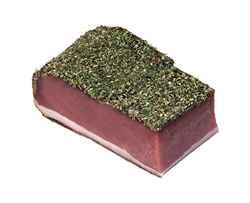 Kräuterspeck 6 Mon. gereift 1/8 Herzstück vac. ca. 450 gr. - Kofler Delikatessen von Kofler Delikatessen