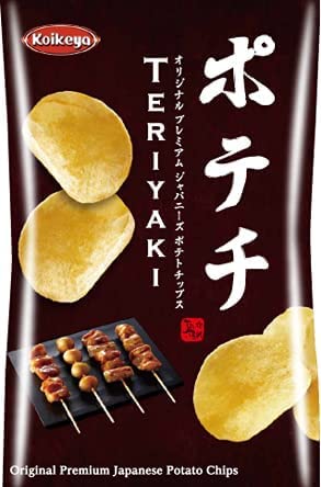 KOIKEYA Teriyaki Kartoffelchips, 100 g, 12 Packungen von Koikeya