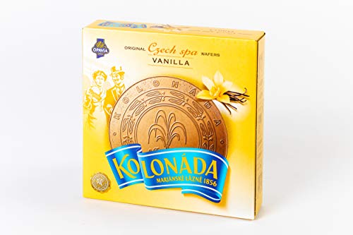 5 Packungen Oblaten Kolonada mit Vanillecreme-Füllung in Kakao-Oblate von Kolonada