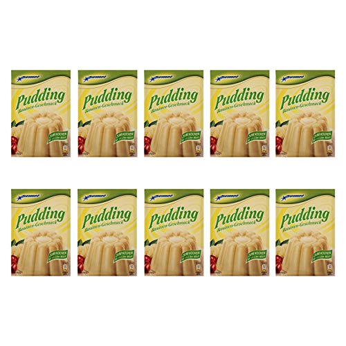 10er Pack Komet Pudding Bananen-Geschmack (10 x 40 g) zum Kochen von Komet Gerolf Pöhle & Co. GmbH