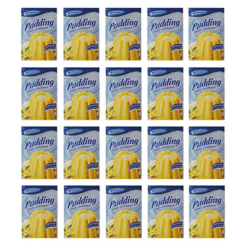 20er Pack Komet Pudding Vanille-Geschmack (20 x 40 g) Puddingpulver Puddingdessert Dessert Dessertpulver von Komet Gerolf Pöhle & Co. GmbH