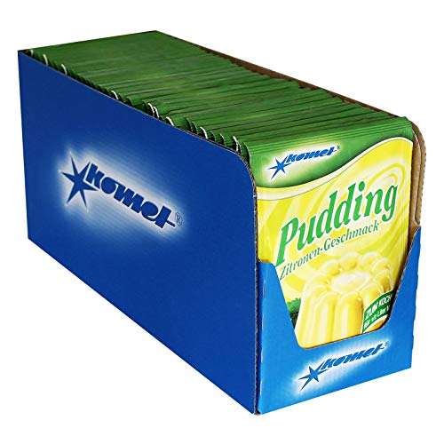 34er Pack Komet Pudding Zitronen-Geschmack (34 x 40 g) zum Kochen Puddingpulver Puddingdessert Dessert Dessertpulver von Komet Gerolf Pöhle & Co. GmbH