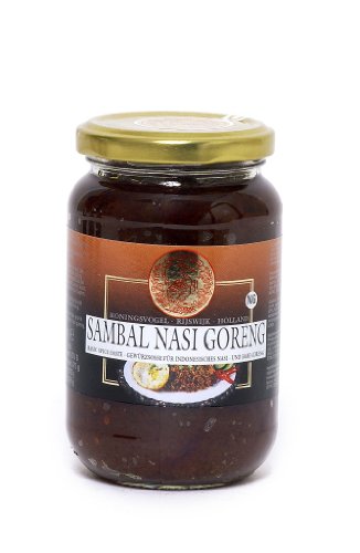 KONINGSVOGEL Sambal Nasi Goreng 360g Würzige Sauce für gekochten Reis von Koningsvogel