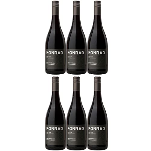 Konrad Wines Pinot Noir Rotwein Wein trocken Neuseeland I Visando Paket (6 x 0,75l) von Konrad Wines