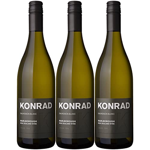 Konrad Wines Sauvignon Blanc Weißwein Wein trocken Neuseeland I Visando Paket (3 x 0,75l) von Konrad Wines