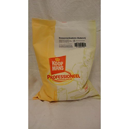 Koopmans Professioneel Eierpannenkoekmix Glutenvrij 1000g Packung (Eierpfannekuchen Mischung glutenfrei) von Koopmans