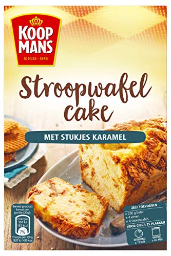 Koopmans Stroopwafelcake met stukjes karamel - bakmix voor 1 cake (400 g) von Koopmans