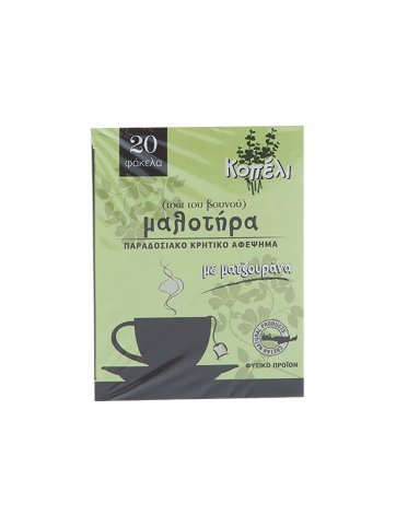 Malotira, Traditionelle kretische Berg Tee mit Majoran, Naturstoff, 20 Teebeutel Malotira, Traditionelle kretische Berg Tee mit Majoran, Naturstoff, 20 Teebeutel von Kopeli