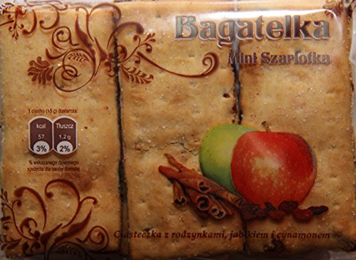 Kopernik Bagatelka Mini Szarlotka, Kuchen mit Rosinen, Apfelfüllung und Zimt von GOOD4YOU