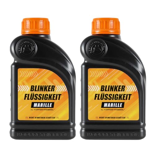 Blinkerflüssigkeit 0,5L Marillenlikör - Kopfgetriebeöl (2x 0,5L (2er Pack)) von Kopfgetriebeöl