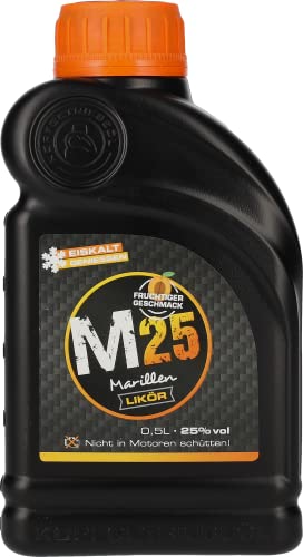 Kopfgetriebeöl M25 Marillen Likör 25% Volume 0,5l Liköre von Kopfgetriebeöl