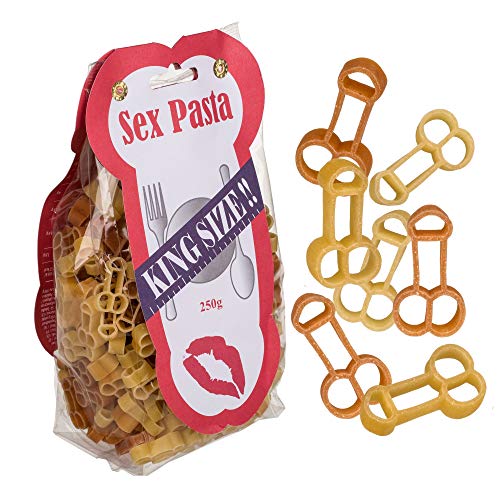 Sex Pasta - King Size - Nudeln in Penisform/Penisnudeln - Hartweizengrieß mit Paprika - 250 g von Kopfsalat