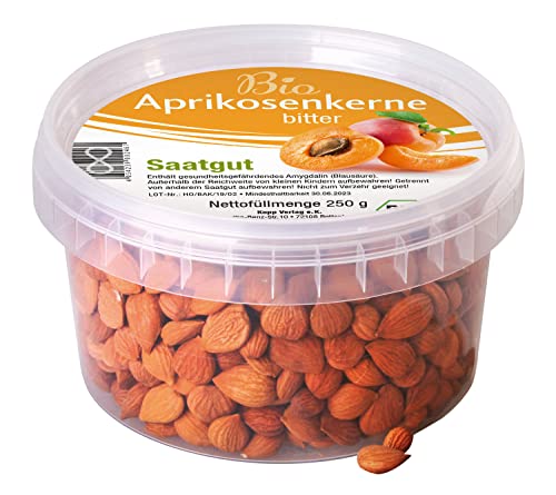 Bio-Aprikosenkerne bitter Saatgut | 250 g | aus Wildsammlung von Kopp Verlag