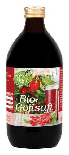 KOPP Vital® Bio-Gojisaft | Direktsaft | 500ml | Bio-Qualität | schmeckt süß von Kopp Vital