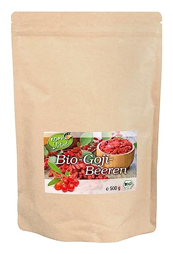 KOPP Vital® Bio-Goji Beeren | Premium in Bio-Qualität | Vegan | Glutenfrei | Vitaminfrucht Asiens | Sonnengetrocknet von Kopp Vital