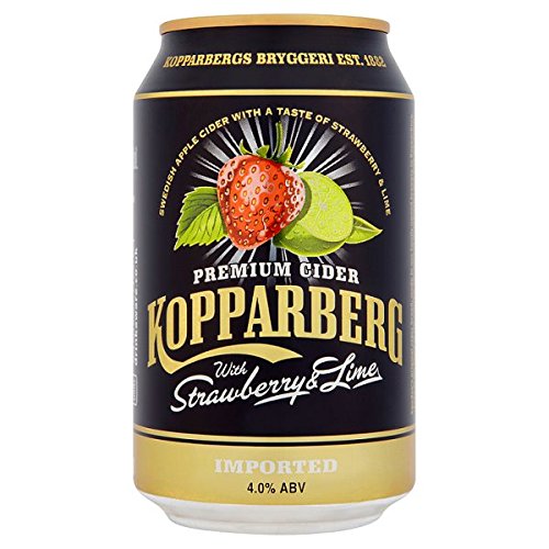 Kopparberg Premium Cider mit Erdbeer-Lime 10 x 330ml (Pack of 10x330m) von Kopparberg