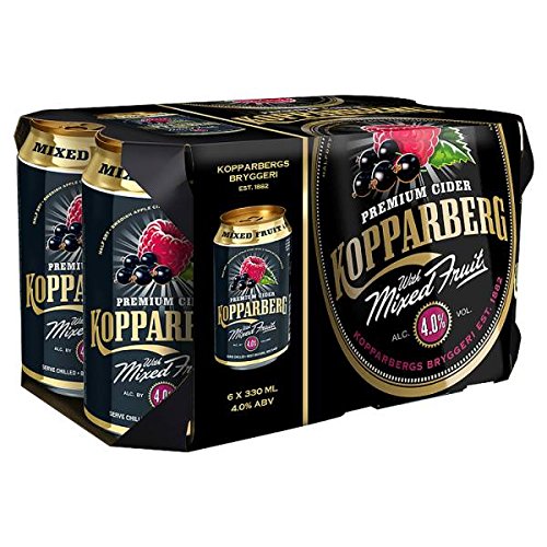 Kopparberg Premium Cider mit Mischfrucht 6 x 330ml Pack (4 x 6x330ml) von Kopparberg
