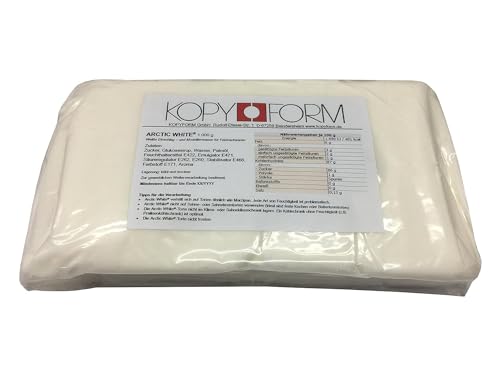 KOPYFORM Rollfondant Arctic White® 6kg, weiß von Kopyform
