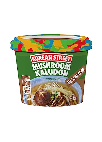 KOREAN STREET Instantnudeln, Kaludon Mushroom - 1 x 213 g KOREAN STREET Instantnudeln, Kaludon Mushroom - 1 x 213 g von Korean Street