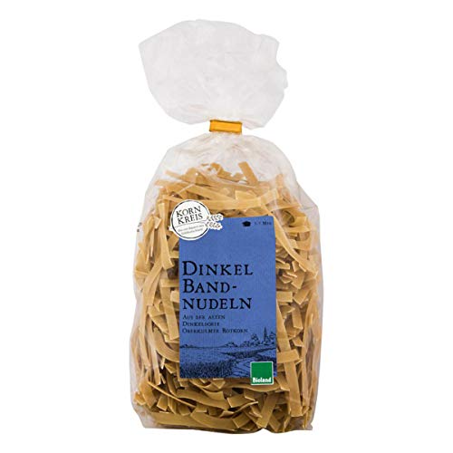 Kornkreis - Bioland Dinkel-Band-Nudeln - 500 g - 6er Pack Kornkreis - Bioland Dinkel-Band-Nudeln - 500 g - 6er Pack von Kornkreis