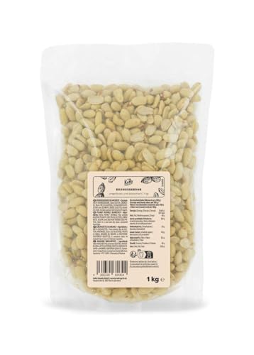 KoRo - Erdnüsse roh blanchiert 1 kg - Geschälte Erdnuss ohne Salz Ungeröstet - 100% Naturbelassen ohne Zusätze von KoRo