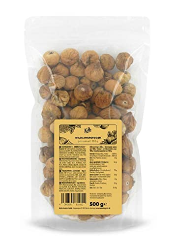 KoRo - Getrocknete Zwergfeigen 500 g - Trockenfrüchte ohne Zusätze und schwefelfrei in Vorteilspackung von KoRo
