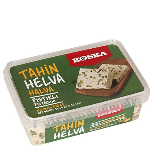 Koska Premium Tahin Halva mit Pistazie (700 g) von Koska