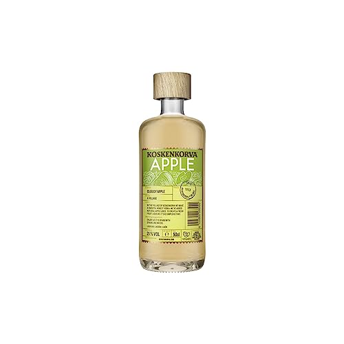 Koskenkorva Apfellikör 0.5L (21% Vol.) | Süß-saurer Fruchtlikör mit einem Geschmack von echten Äpfeln. | Hergestellt in Finnland. von Koskenkorva
