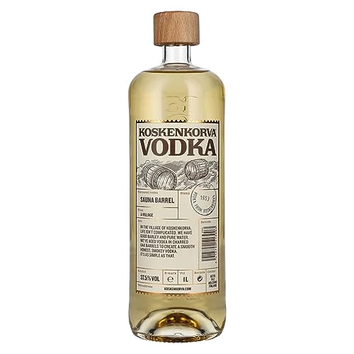 Koskenkorva Vodka SAUNA BARREL Flavoured 37,5% Vol. 1l von Koskenkorva Vodka