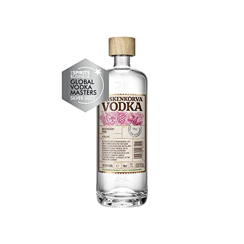 Koskenkorva Vodka Raspberry Pine 0.7L (37,5% Vol.) | Ein eleganter mit Himbeeren aromatisierter Wodka aus dem Dorf Koskenkorva. | Hergestellt in Finnland von Koskenkorva