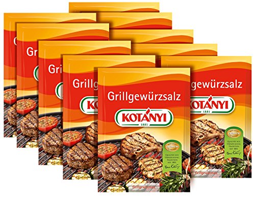 10er SET Kotanyi Grillgewürzsalz Brief zu je 42 g 10er SET Kotanyi Grillgewürzsalz Brief zu je 42 g von Kotanyi
