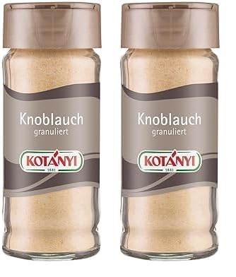 KOTÁNYI Knoblauch granuliert - Glass 52g (Packung mit 2) von Kotanyi
