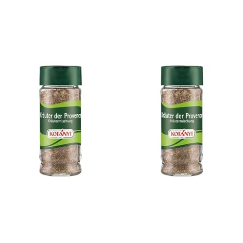 KOTÁNYI Kräuter der Provence Kräutermischungen - Glas 80 ml (Packung mit 2) von Kotanyi