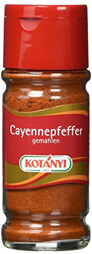 Kotanyi Cayennepfeffer gemahlen, 4er Pack (4 x 38 g) von Kotanyi