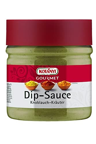 Kotanyi Gourmet Dip-Sauce Knoblauch-Kräuter | scharf-pikantes Aroma, aromatisch-würzige Kräuter, 400 ml von Kotanyi