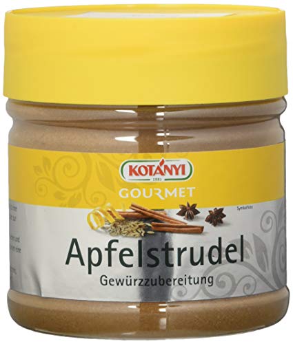 Kotanyi Gourmet Apfelstrudel Gewürzzubereitung | feine Zimt- und Nelkennote für den klassischen Apfelstrudelgeschmack, 400 ml Kotanyi Gourmet Apfelstrudel Gewürzzubereitung | feine Zimt- und Nelkennote für den klassischen Apfelstrudelgeschmack, 400 ml von Kotanyi
