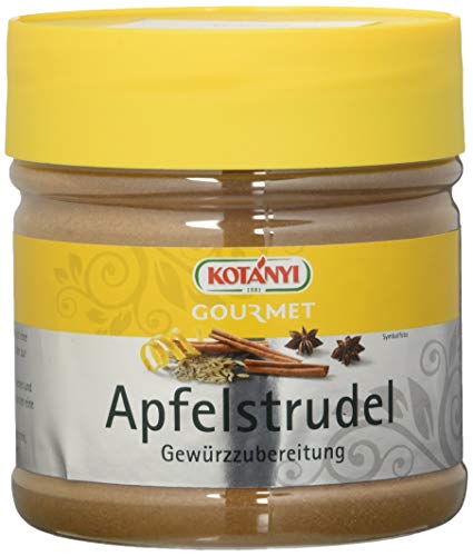 Kotanyi Gourmet Apfelstrudel Gewürzzubereitung | feine Zimt- und Nelkennote für den klassischen Apfelstrudelgeschmack, 400 ml von Kotanyi