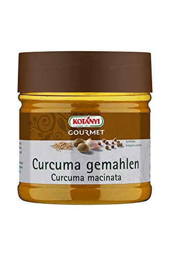 Kotanyi Gourmet Curcuma gemahlen | erdige, leicht bittere Schärfe, für geschmackvolle orientalische Nuancen, 400 ml von Kotanyi