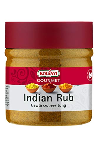 Kotanyi Gourmet Indian Rub Gewürzzubereitung , orientalisch-indische Kombination, fruchtig-pikant, 400 ml, ca. 240g von Kotanyi